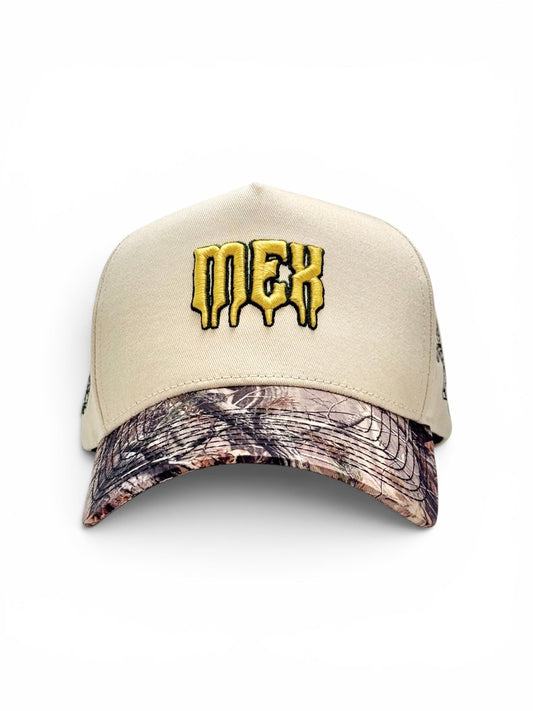 A QUINTO PARTIDO Special Edition MEX Cream Camo Hat
